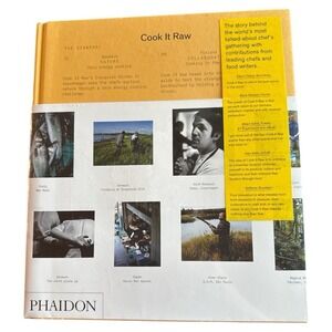 Cook it Raw (Hardcover) Story Behind Worlds‎ Chefs Book NEW In Shrinkwrap